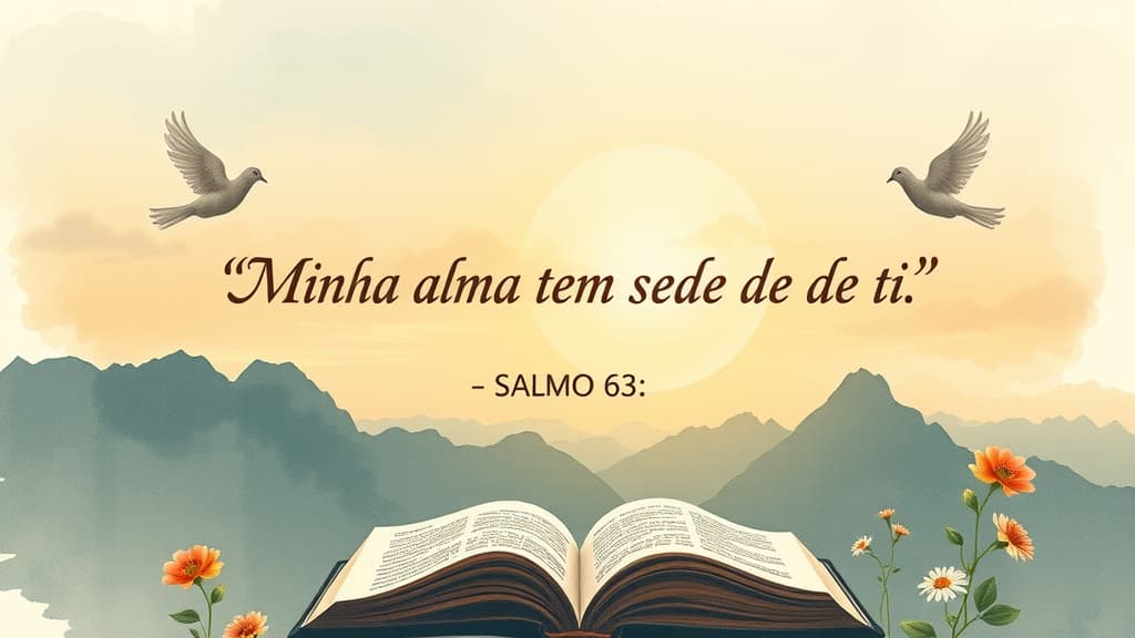Salmo 63: Minha Alma Tem Sede de Ti
